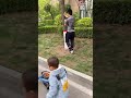 爸爸不讲文明，儿子也不惯着他！#Cute baby#Cute#呆萌小米宝#聪明宝宝#萌娃