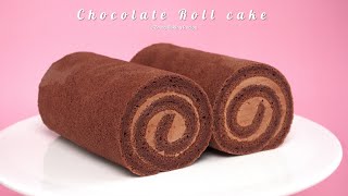 Hard to buy Pokemon bread that is popular in Korea nowadays, so I made 'chocolate roll cake'｜siZning