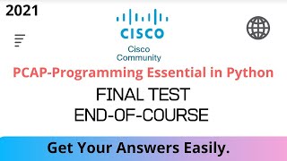 Python Final Test(100%) || Netacad || CISCO