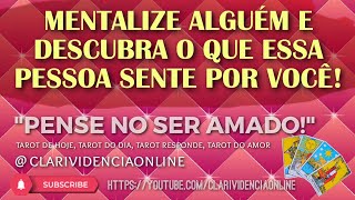 ❤️ MENTALIZE ALGUÉM E DESCUBRA O QUE ESSA PESSOA SENTE POR VOCÊ! ✨ TAROT DO AMOR HOJE RESPONDE! ❤️🔮