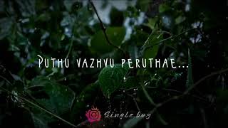 Ven pani malare / song from power pandi / whatsapp status / lyrics edit / single boy.....