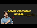 React Responsive Navbar for Complete Beginner
