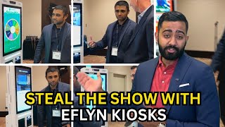 Transforming Trade Shows with Eflyn Indoor Freestanding Kiosks