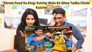 Pakistani Reacts to Comedian Kulche Wale ke Desi Ghee Tadka Chole Kulche 😍 Street Food India