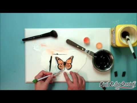 Monarch Butterfly Cake Stencil Monarch Butterfly Cake Stencil