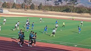 완주FC 퓨쳐스 U15 VS 의왕FC U15 전반전 [구례 동계]