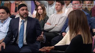 BBC1 Big Questions: Do Muslims/Christians ignore human rights? Should gambling be unacceptable?