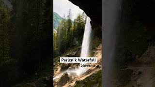 Peričnik Waterfall | Slovenia #lifetimeexperience #mustsee #bucketlist #naturelovers #epicmoments