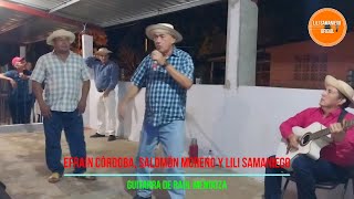 Efraín Córdoba, Salomón Moreno y Lili Samaniego. Lamento. Fiesta en Los Pozos, Herrera. 2023.