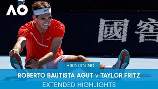 Roberto Bautista Agut v Taylor Fritz Extended Highlights (3R) | Australian Open 2022