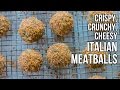 Crispy, Crunchy Italian Meatballs  /  Albóndigas Italianas Crujientes