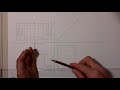 how to draw a sectional right view from a machine parts top and front view.