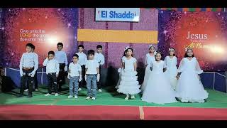 Na Chitti Chethulatho Beautiful Action Song || El Shaddai Shining Stars || Tadepalli Town