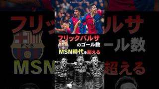 フリックバルサのゴール数、MSN時代を超える #バルセロナ #海外サッカー