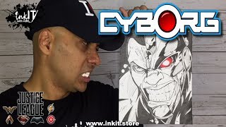 WATCH ME DRAW! ( CYBORG ) JUSTICE LEAGUE SERIES
