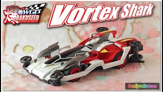 《haiyabusa》萬代爆火四驅車 白鯊 BAKUSEED Vortex Shark  車殼上色完全塗裝