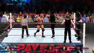 WWE 2K15 THE shield vs evaluation