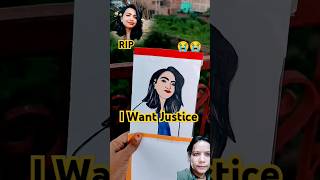 I Want Justice😭😭Support Dr Maumita🙏 #justice #shortsfeed #art #drawing #shorts #wewantjustice #love