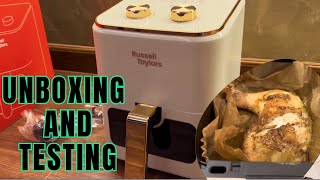 ✨ Unboxing \u0026 Testing Russell Taylor's Z3 Air Fryer - Elevate Your Cooking Game! 🍟🔥