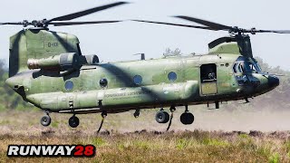 RNLAF CH-47D Chinook Sling Load Training