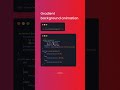 CSS gradient background effect
