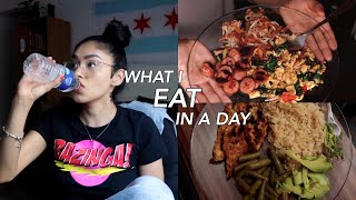 DAILY VLOG: what i eat in a day (aka watch me cook lol) + how i make ginger water :)