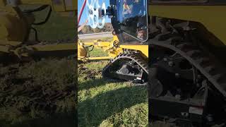 #shorts Plowing and laying fiber optic cable