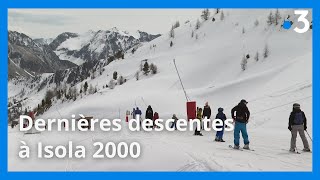 Station de ski : dernières descentes à Isola 2000