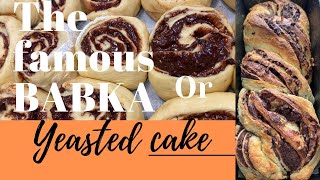 HOW TO MAKE BABKA |YEASTED CAKE|chocolate krantz |babbka