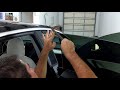 shawn the tint man u0026 tint specialist rafael shows how to file doors on a tesla model 3 with stratos