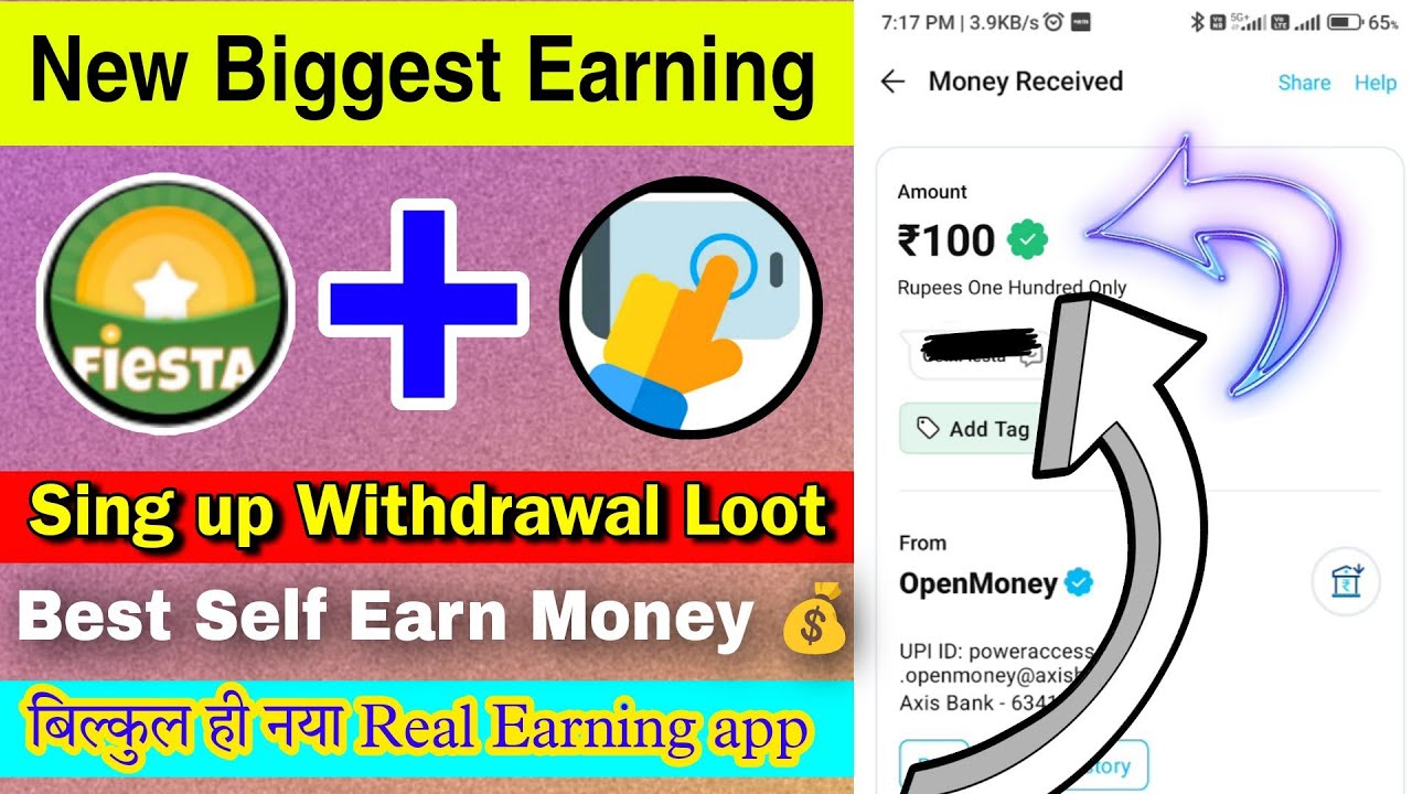 Sing Up And Withdrawal Trick | 2024 Self Earning Without Investment ...