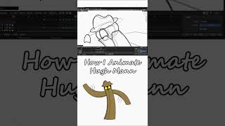 Hugh Wiggle #animation #animationmeme #animationshorts #art #blender #humor #funny #funnyvideo