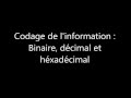 Conversion décimal, binaire, hexadécimal - 1ère SSI/STI2D (version corrigée)