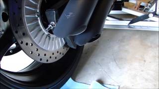 Yamaha Star Stryker - How to remove Cobra Swept baffles