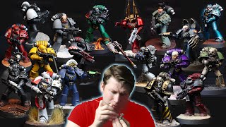 Painting EVERY Space Marine Legion for Warhammer the Horus Heresy!