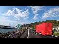 トラック野郎の情景　東名高速道路　富士〜清水jct　scenc from truck