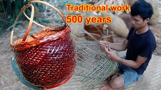 How to make basket, design 4丨 Bamboo Woodworking Art