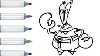 How to drawing Mr. Krabs - Step by Step Guide | Easy Way | Mr. Krabs zeichnen |श्री क्राब्सो ड्राइंग