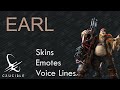 Cruicable - All Earl Skins, Emotes & Voice Lines | Preview