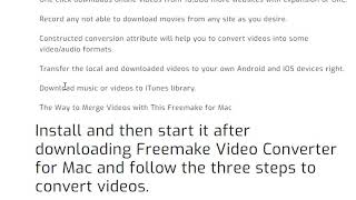 Freemake Video Converter For Mac Free Download
