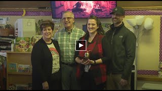 Midland teacher Erin Rey wins the Golden Apple Award