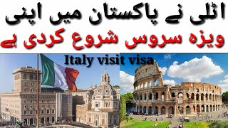 Italy visa service open in Pakistan || Italy tourist visa || visit visa