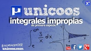 Integrales impropias de primera especie 01 UNIVERSIDAD unicoos