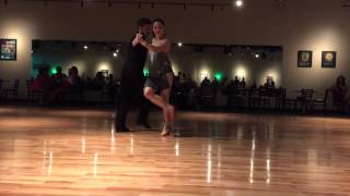 Terri Atkinson \u0026 Matthew Owen's Bachatango Performance at the Columbus Salsa Weekend, July 2015