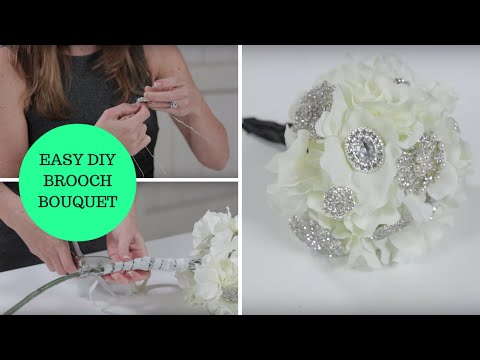 Easy DIY Brooch Bouquet a How-To Wedding Project Easy DIY Brooch Bouquet a How-To Wedding Project