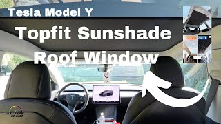 Solve Tesla's Model Y Heat Problem with the Topfit Model Y Sunshade!