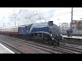 60007 'Sir Nigel Gresley' Accelerating Hard through Doncaster - Steam Dreams to York - 02/03/24