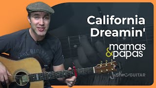 California Dreamin by The Mamas & The Papas | Easy Guitar