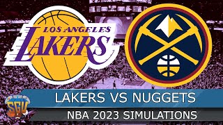 Los Angeles Lakers vs Denver Nuggets | NBA Today Live 1/9/2023 Full Game Highlights (NBA 2K23 Sim)