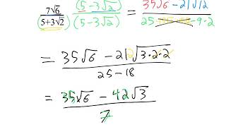 (PC11) 5.2.2 Simplifying using the Conjugate